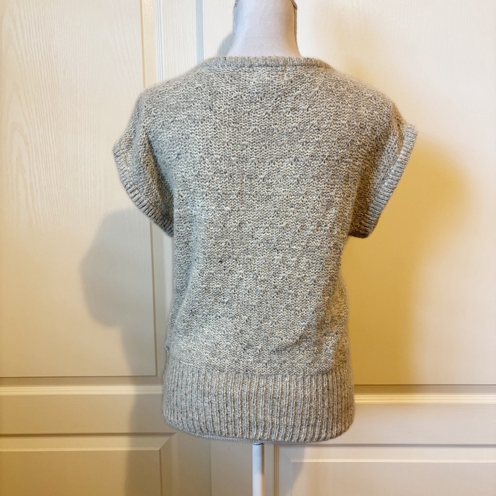 FABE Vintage Silk Blend Knitted Sweater Pearl Buttons at Hip Women’s Large - Picture 3 of 10